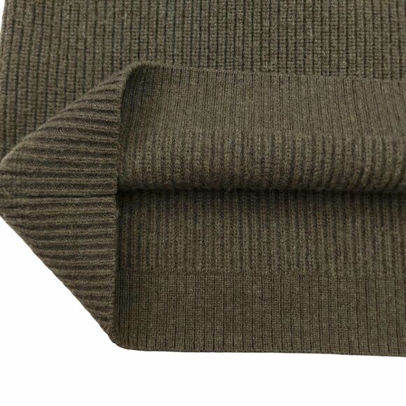 Madewell Henley Sweater Dress Womens Small Olive Green Merino Wool Blend Knitted - Picture 13 of 13